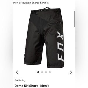 NWT Fox Racing Men’s Demo DH Short, size 36, black, for you downhill enthusiasts